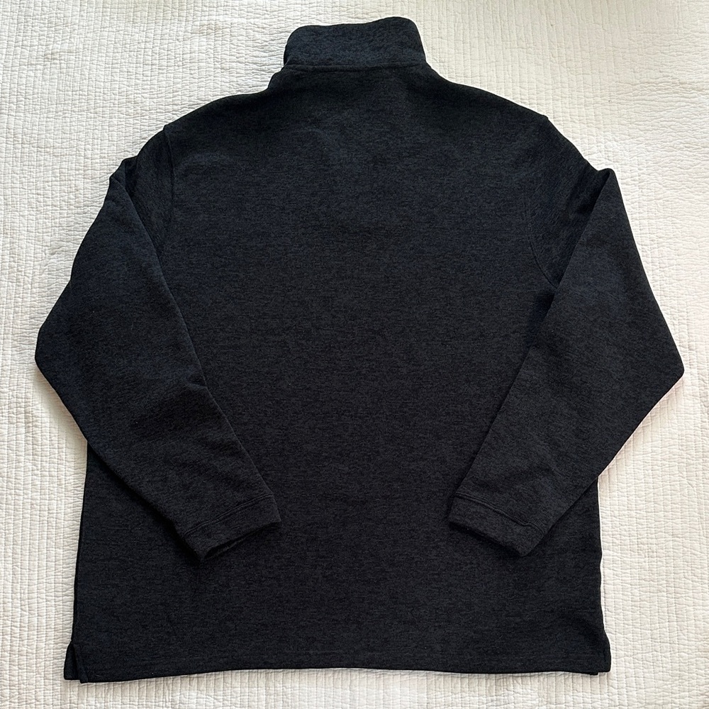 Haggar Men's Dark Grey Zip-Up Sweater big and tall 3xlt. - Picture 6 of 6